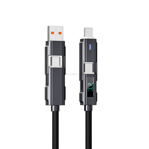 Digital PD 27W+66W 4 in 1 USB2.0 Charging Cables-Flexi