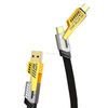 Nylon Braided Zinc Alloy PD 4 in 1 USB Cable