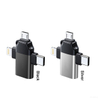 3 인치 1 인치 Lightning Micro Type-C 커넥터가있는 USB 어댑터