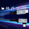 USB C Cable to USB C Cable USB 4.0 USB4 Cable Aluminum shell 90 degree FL402