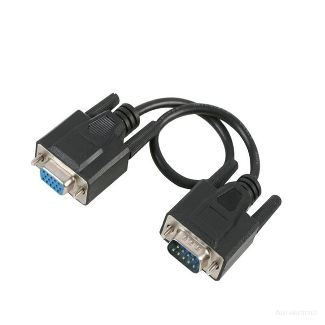 VGA Adapter Cable 9 Pin Male to 15 Pin Female