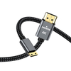 Micro HDMI Male to HDMI cable 4K 30AWG with Aluminum shell