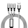 Universal 3 in 1 Charging Cable Multi Nylon USB Data Cables