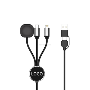 New 100W 3 in 1 Fast Charge Cable with Wireless Charging