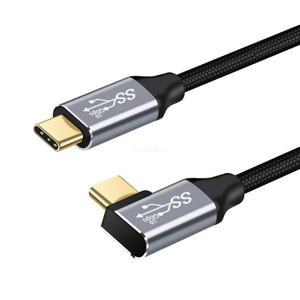 USB C Cable to USB C Cable USB 3.1 Gen 2 90 degree FL103W