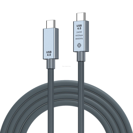 USB C Cable to USB C Cable USB 4.0 USB4 Cable Aluminum shell FL401