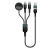 New 100W 3 in 1 Fast Charge Cable with Wireless Charging