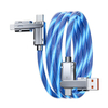 Custom 4 in 1 Transparent Charging Cable with Luminous Design
