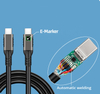 USB C -kabel naar USB C Cable USB 3.2 Gen 2 Aluminium shell FL202