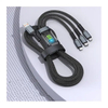 Multi 100W Nylon USB 3 in 1 Charging Cable Flexi