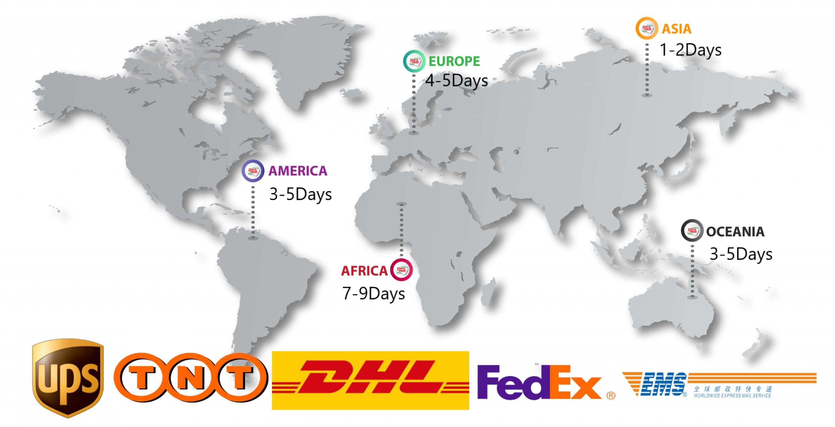 Flexi Shipping Map