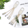 Wheat Straw Eco-Friendly 3 in 1 USB 2.0 Charging Cable-Flexi