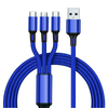 Universal 3 in 1 Charging Cable Multi Nylon USB Data Cables
