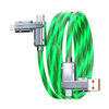 Custom 4 in 1 Transparent Charging Cable with Luminous Design