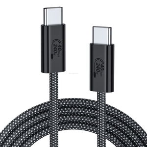 USB 4.0 Cable USB C to USB C Cable USB4 Cable Nylon braided FL404