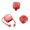New Storage 3 in 1 Telescopic Data Cable with Phone Holder