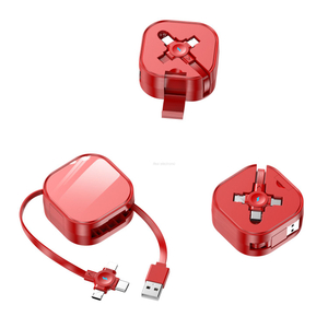 New Storage 3 in 1 Telescopic Data Cable with Phone Holder