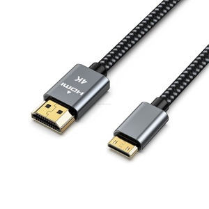 Micro HDMI Male to HDMI cable 4K 30AWG with Aluminum shell