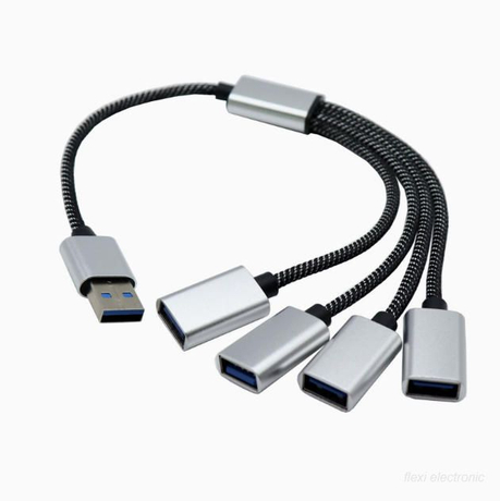 4 In1 Usb Splitter Cable Hub