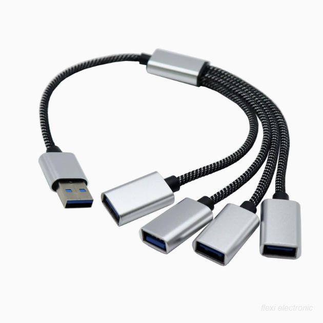 4 In1 Usb Splitter Cable Hub