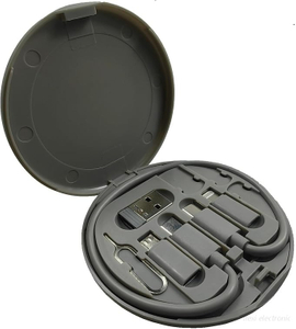 Multifunctional Data Cable Storage Box Adaptor