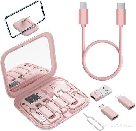 Комплект USB-C адаптер за IPhone 16/17 Pro, Google Pixel и Samsung Galaxy 