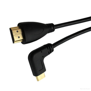 90 Degree MINI HDMI To HDMI Cable