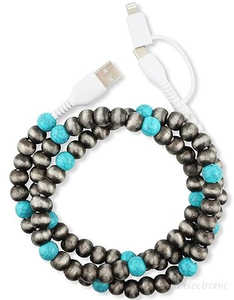 Metallic Colors USB Cable 2 In1 USB-C Charging Cord
