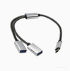 2 in 1 USB C Splitter Cable Hub