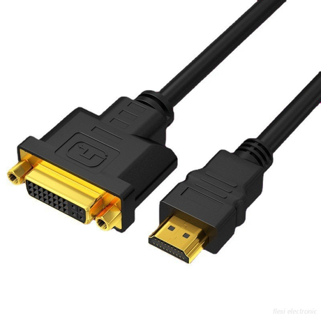 D&acirc;y Chuyển Đổi Dvi Sang HDMI Nam Sang Nữ