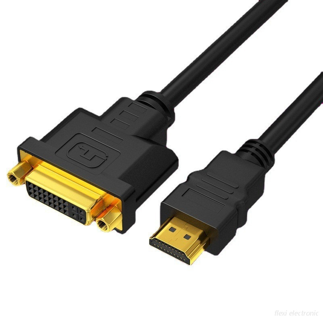 อะแดปเตอร์สาย Dvi เป็น HDMI ชายหญิง