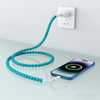 Metallic Colors USB Cable 2 In1 USB-C Charging Cord