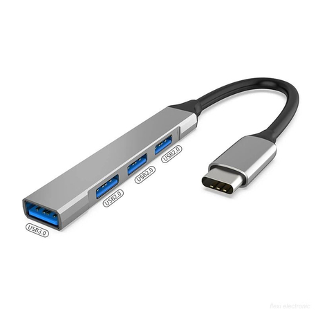 USB Hub 4 In 1 USB C Docking Station